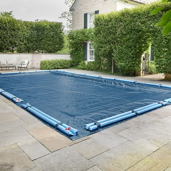Doheny’s Commercial-Grade Winter Pool Cover for Inground Pool | Featuring Doheny’s Exclusive Tear Resistant Weave | The Best Winter Covers for Le$$! (16' x 32', Economy - 4 Yr.)
