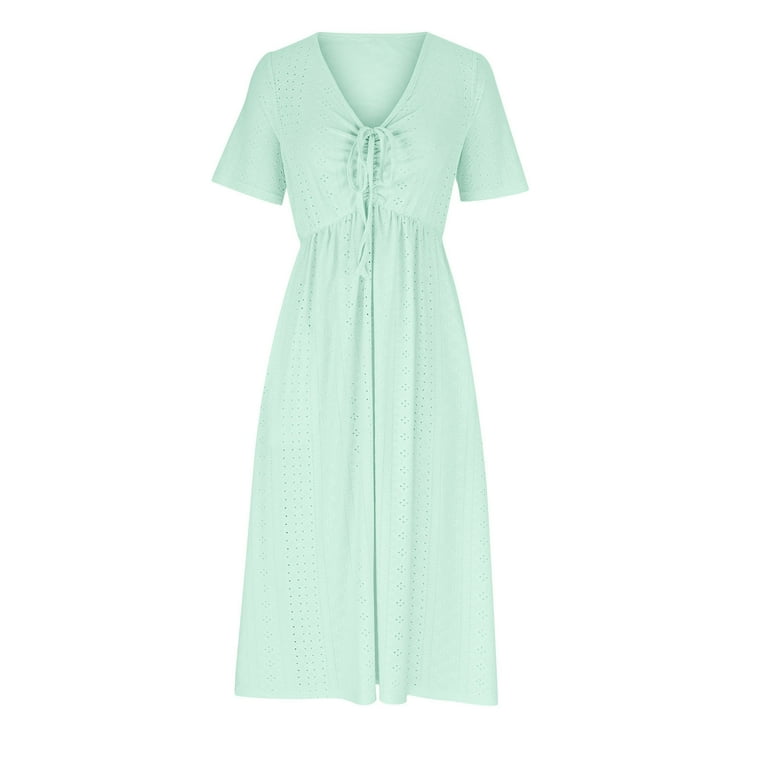 knee length dresses for ladies Luisa Ruffle Maxi Dress – Cherie main image 1