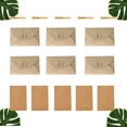 thumbnail image 2 of 1 Set of Kraft Paper Envelope Vintage Handmade Envelope DIY Invitation Size L Light Brown, 2 of 8