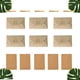 thumbnail image 3 of KAKOWELY 1 juego de sobres de papel kraft vintage hechos a mano para invitaciones DIY, tamaño L, marrón claro, 3 of 4