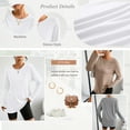 thumbnail image 3 of SUNBS 2 Piece Lounge Set for Women Oversized Long Sleeve T Shirt Matching Cotton Biker Shorts Fall Winter Clothing, Sizes S-3XL, 3 of 8