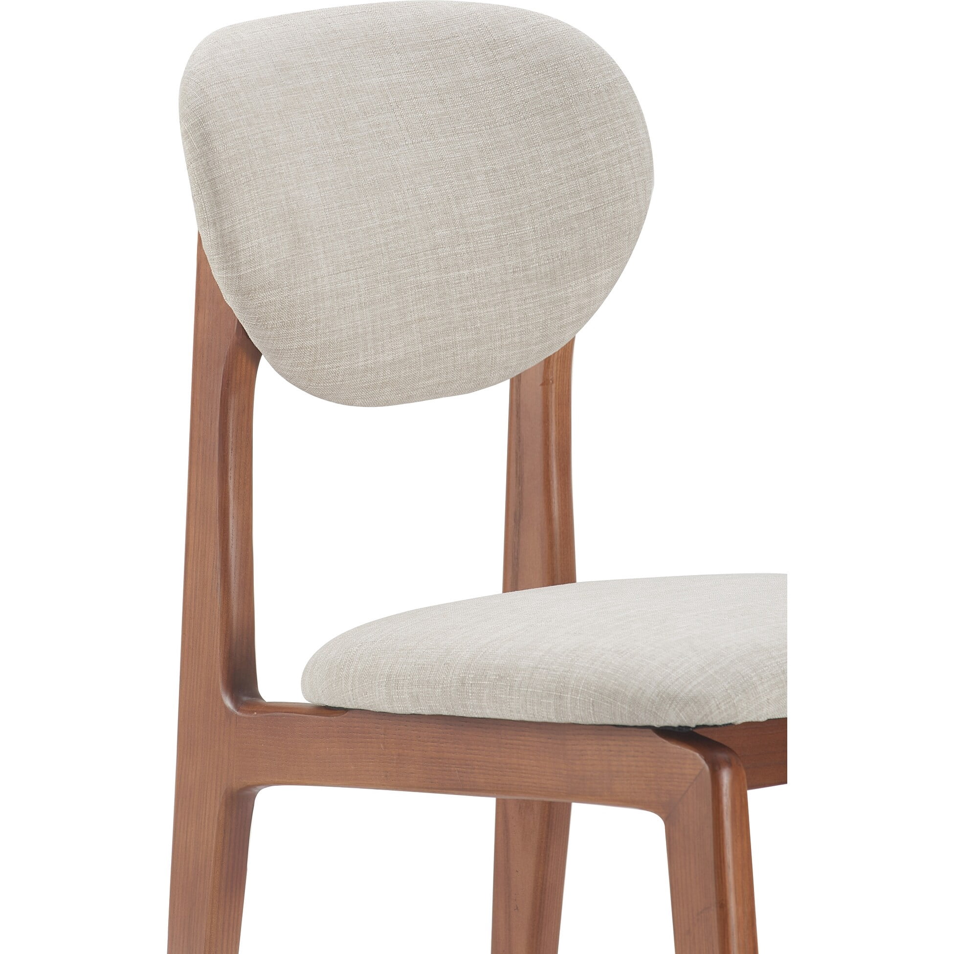 Elle Decor Coralie Dining Chair Set of 2 Light Gray