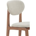 thumbnail image 4 of Elle Decor Coralie Dining Chair Set of 2 Light Gray, 4 of 5