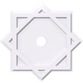 thumbnail image 5 of 38"OD x 2"ID x 21"C x 1"P Axel Architectural Grade PVC Contemporary Ceiling Medallion, 5 of 7