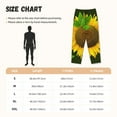 thumbnail image 3 of Pofeuu Sunflower3 Print Women's Fashion Pajama Pants with Pockets Comfy Drawstring Sleep Lounge Bottoms-Large, 3 of 6