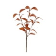 thumbnail image 2 of Racsoh Artificial Eucalyptus Branch, Faux Fall Greenery 3 Prong Stems, Realistic Looking Plastic Foliage, for Thanksgiving Vase Flower Arrangement Home Decor (Orange), 2 of 7