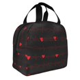 thumbnail image 2 of Honeii Cardiogram and Heart Print Lunch Bag Women, Lunch Box Lunch Bag for Women Adult Men, Small Leakproof Cute Lunch Tote Large Capacity Reusable, 2 of 8