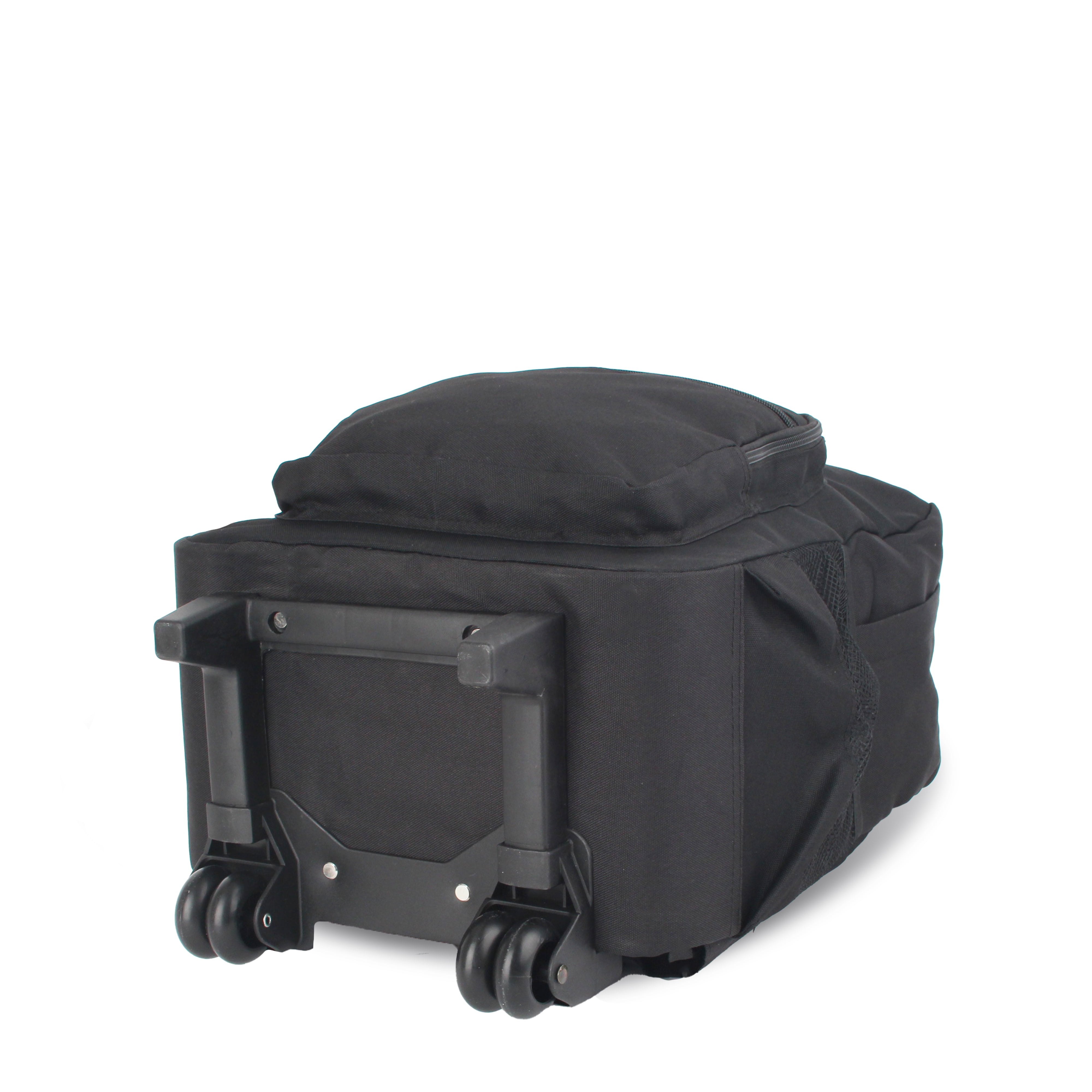 SPOSAC 19" Unisex Rolling Backpack, Black