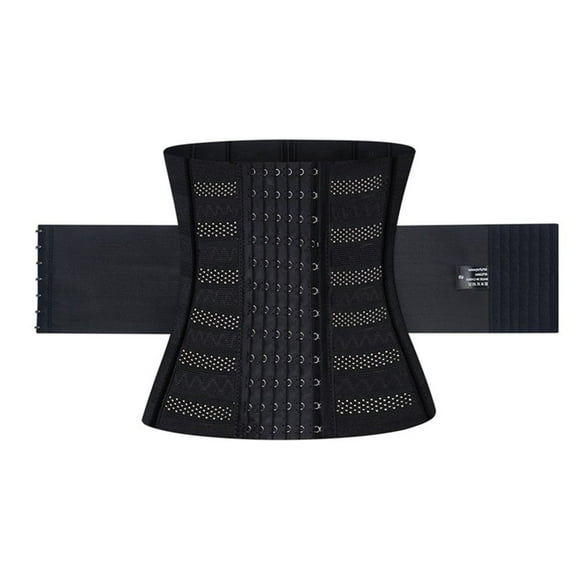 Cinturón de soporte abdominal de alta elasticidad para hombres y mujeres, moldeador posparto, moldeador de cintura de malla transpirable para fitness y ejercicio.