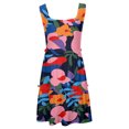thumbnail image 4 of WILLBEST Vestidos Floreados Para Mujer 2025 Vestido De Chaleco Holgado Con Cuello Redondo Sin Mangas Y Estampado De Patchwork 2176, 4 of 4