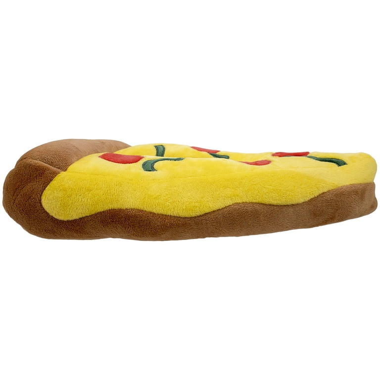 FEETMOJI Mens Slippers Novelty Pizza Slippers Plush Mens size 7 9
