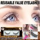 thumbnail image 4 of Pestañas autoadhesivas sin pegamento, pestañas postizas naturales y esponjosas reutilizables, pestañas largas de extensión, maquillaje, pestañas postizas gruesas, 4 of 8