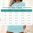 thumbnail image 4 of Diufon Nightgowns for Women Solid Color 3/4 Sleeve Crewneck Nightdress Casual Oversized Loose Home Sleepwear, 4 of 8
