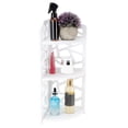 thumbnail image 2 of Nieyigj 3 Tier Small Corner Shelves Plant Standing Rack, PVC Foam Board Storage Organizer for Bathroom, Bedroom, 7.3 in / 18.5 cm, 2 of 9