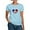 Light Blue, variant on CafePress - Dominican Heart Women's Light T Shirt - Women's Classic T-Shirt