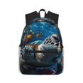 thumbnail image 1 of Disketp Ocean Coral Turtle Mochila Ligera Clásica con Múltiples Bolsillos, Mochila Casual para Hombre y Mujer, Ideal para Escuela, Trabajo y Viajes, 1 of 6