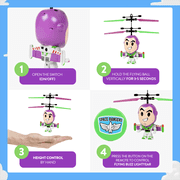Pixar Toy Story Buzz Lightyear 3.5 Inch Flying Character Helicopter