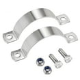 thumbnail image 4 of Unique Bargains 304 Stainless Steel Wall Mount Ceiling Mount Pipe Support for 97mm Pipe, 4 of 6