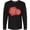 AB-Black, variant on Inktastic Red Poppy Flowers Long Sleeve T-Shirt