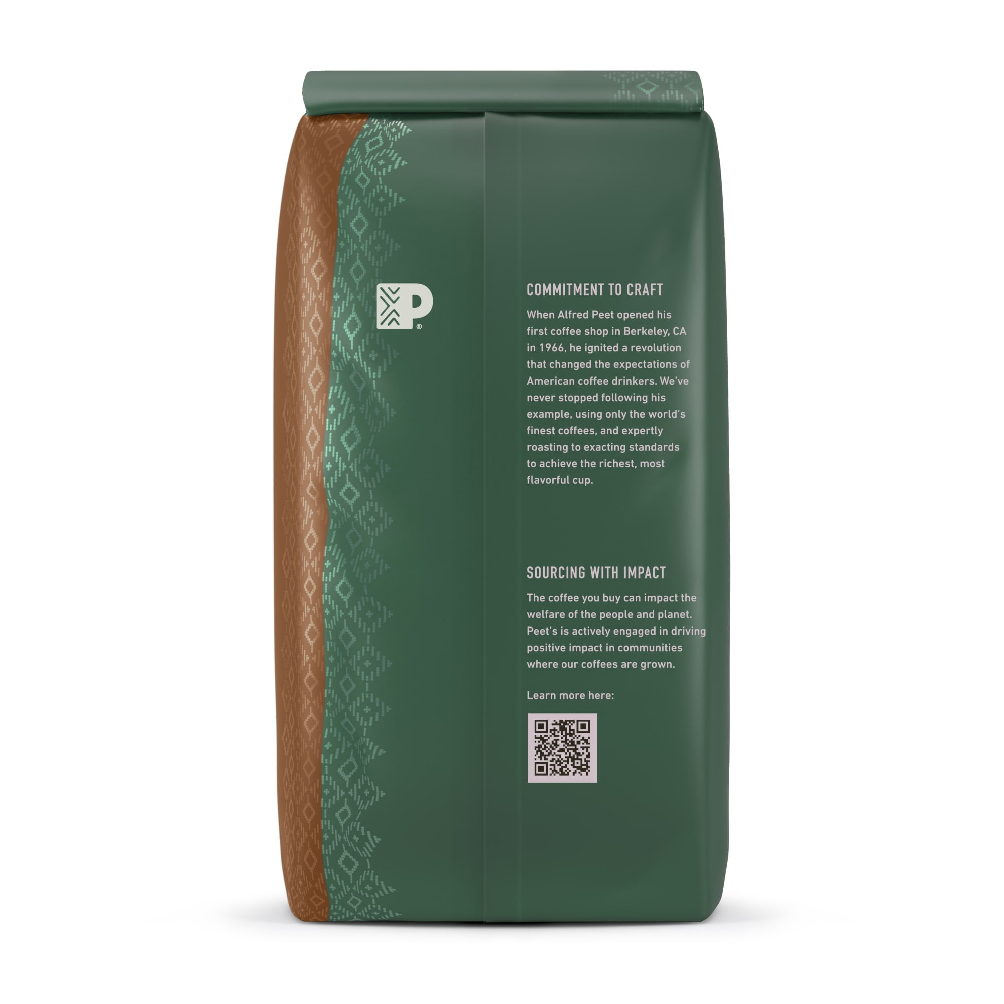 Peet's Coffee Organic French Roast, Dark Roast Drip Coffee, 32 oz Bag