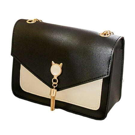 

Women s Shopping PU Bag Adjustable Shoulder Strap Bag for Transporting Organizing Black