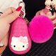 thumbnail image 1 of Funda Para Llaves De Coche , Color Rosa , Gato , Llave De Bola De Piel , 5 Colores huangjie unisex, 1 of 2