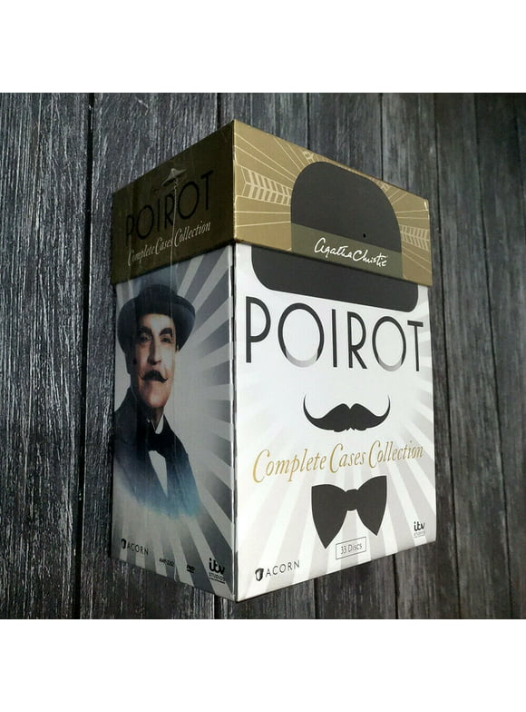 AGATHA CHRISTIE'S POIROT COMPLETE SERIES COLLECTION 33 DVD SEASONS DELUX BOX SET