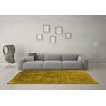 thumbnail image 3 of Ahgly Company Indoor Rectangle Oriental Yellow Industrial Area Rugs, 5' x 7', 3 of 4
