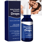 Qasha Revitahepa Male Growth Nutrition Drops, Nexusbio Labs Complex Men's Drops, 30ml Complex Mens Drops