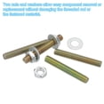 thumbnail image 4 of Unique Bargains M6 Carbon Steel Fully Threaded Rods, 25 Set 40mm/1.6" L Threaded Studs, Colored Zinc Tone, 4 of 4