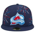 thumbnail image 2 of Men's-New Era  Navy Colorado Avalanche Americana Fireworks 59FIFTY Fitted Hat, 2 of 5
