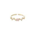 thumbnail image 1 of Minnieouse Anillo de apertura para mujer, decoración de circonita geométrica de Metal, anillos de moda ajustables, joyería para novia, regalo de fiesta, Ropa, zapatos y accesorios Miscelánea Oro Minnieouse AP014766-01, 1 of 6