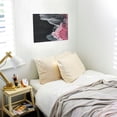 thumbnail image 5 of Naloa Pink White Ocean Waves Print Canvas Picture,Wall Pictures, Modern Decorative Poster,Art Prints for Bedroom, Toilet, 40 x 30 cm, Built-in Wooden Frame, 5 of 6