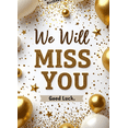 thumbnail image 4 of Decorative Design Farewell Banner Glitter Gold Theme Balloon Decoration for Farewell Party Retirement Celebration Indoor Event, 4 of 7