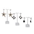 thumbnail image 4 of 3PCS Jewelry Hanger Creative Acrylic Base Metal Jewelry Stand Earring Display, 4 of 8
