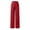 Red, variant on KKBOTIVE Flare Bottom Pants for Women Carnival Sequin Sparkly Casual Comfy Glitter Wide Legs Baggy Loose High Waist Trousers Red, Size: M