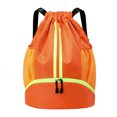 thumbnail image 2 of LJNYFDC Football Bag Gym Sports Backpack with Drawstring Large Capacity Football Adjustable Sports Backpack with Ball Compartment & Bottom Shoes, 2 of 7