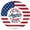A, variant on Round Fitted Tablecloth with Elastic Edge – Patriotic Table Cover for Independence Day, Memorial Day, 250th Anniversary – Washable Polyester for Picnic, Party, Family Dinner