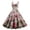 Multicolor, variant on LWavelet 2026 Valentine's Soft Vibe Valentine Sundress, Spaghetti Strap Heart Print Fitted Waist Flared Dress Light pink XL