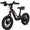 Black, variant on HHVEL Kids Electric Balance Bike, 14inch Electric Bike for Kids, 3.1 / 6.2 / 9.3 mph, 5.6 miles, 24V Battery, Adjustable Seat - Ideal for Ages 3-6,Black