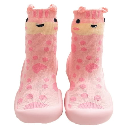 

Socks For Kids Sole Soft Socks Knit Baby Rubber Kids Slipper Toddler Shoes Stocking Baby Care