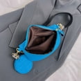 thumbnail image 2 of Bolso bandolera Bolso de pecho para mujer Bolso de cinturón de cuero PU Paquete casual femenino impermeable (Azul), 2 of 5