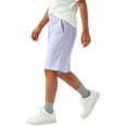 thumbnail image 4 of FAIWAD Boys Girls Athletic Shorts Summer Casual Elastic Waist Running Shorts Kids Workout Sweat Shorts with Pockets, 4 of 8