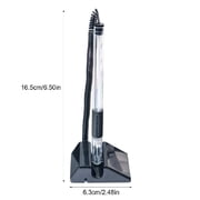Zeiwohndc Gel Ink Pen Black Netural Pen with Adhesive-backed Base for Bank Office Hotel