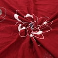 thumbnail image 4 of Armless Sofa Bed Cover Stretch Spandex Sofa Bed Slipcover Folding Couch Sofa Futon Cover Without Armrests Furniture Protector for Living Room Pets (Floral,Red), 4 of 6