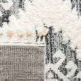thumbnail image 6 of SAFAVIEH Moroccan Tassel Shag Desmond Area Rug, Ivory/Grey, 8' x 10', 6 of 7