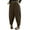 Coffee, variant on TSADFHJI Satin Skirts for Women Mini Corduroy Harem Pants for Women Loose Fit Casual Straight Leg Trousers Autumn Winter Sporty Pants Comfortable Joggers Xl Green