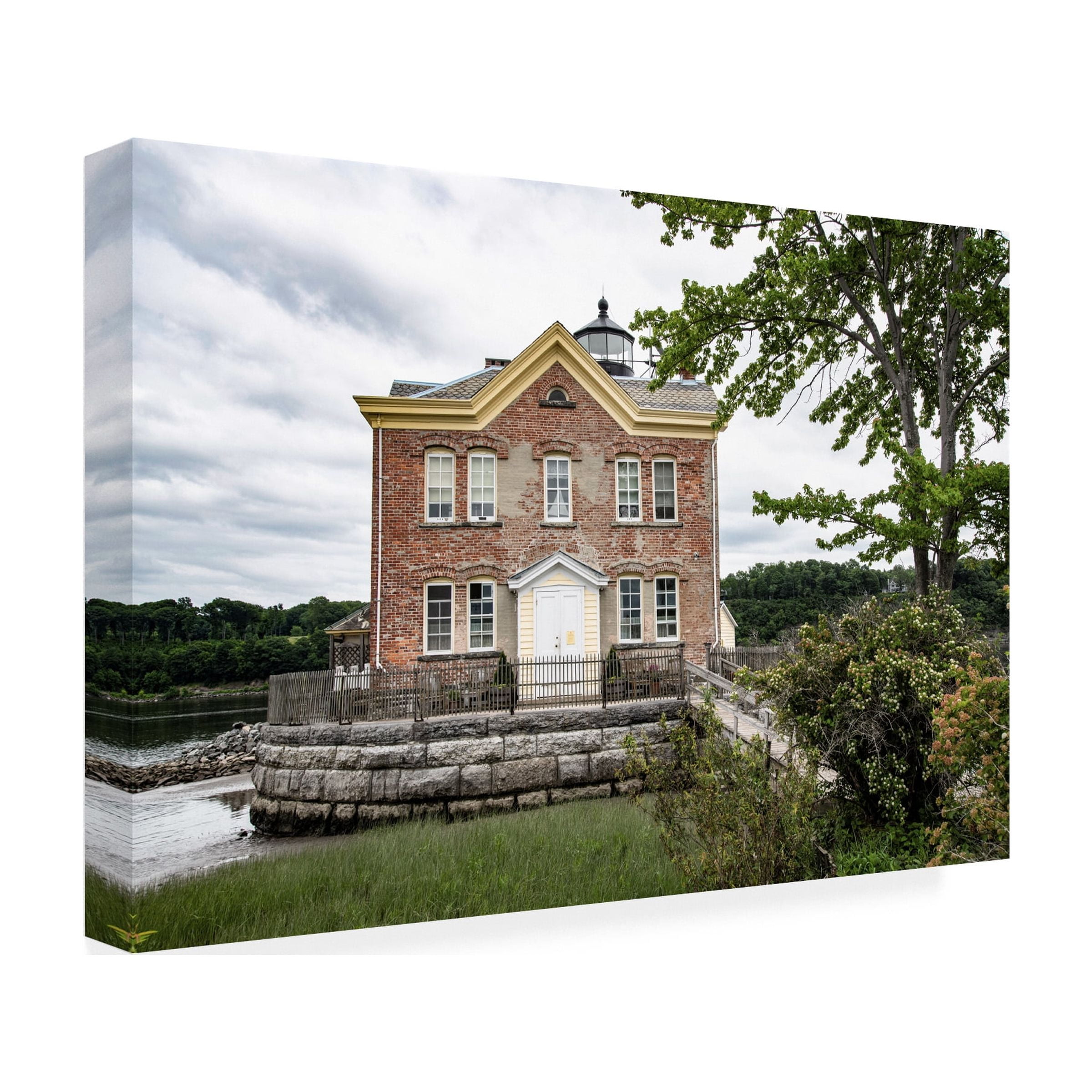 Robert Michaud 'Saugerties Lighthouse 3' Canvas Art