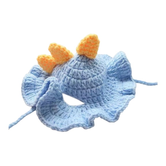 Jubilant  Durable Pet for Cats Cat Hat with Adjustable Strap Soft Yarn Material Pet Headwear for Cats Stylish Comfy Costume Accessory for Halloween Christmas