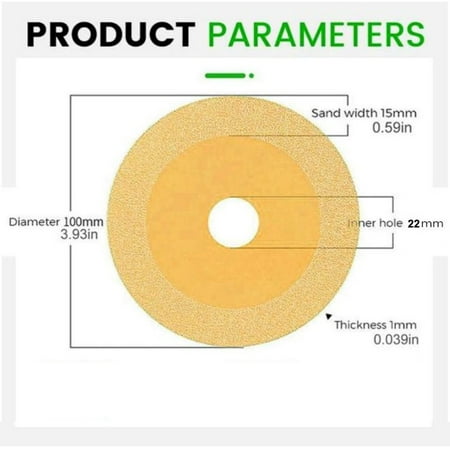 

22mm hole Glass Cutting Disc Diamond Marble Ceramic Tile Jade Grinding Blade